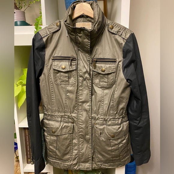 Michael Kors Two Tone Canvas Jacket - Picture 1 of 7